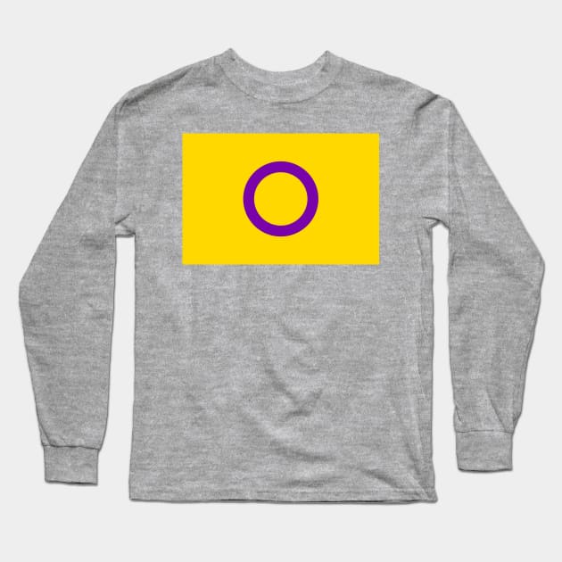 Alternate Intersex Pride Flag Long Sleeve T-Shirt by sovereign120